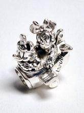 Pandora Silver Disney Mickey Mouse & Minnie Mouse Airplane Charm #790108C00